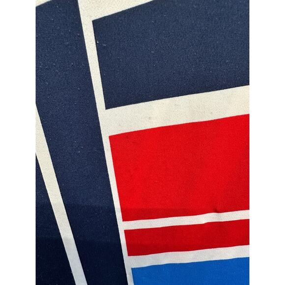 Alfred Dunner Stunner!  Boho Primary Color Design Women Tunic 1X Peek-a-boo - Picture 5 of 9